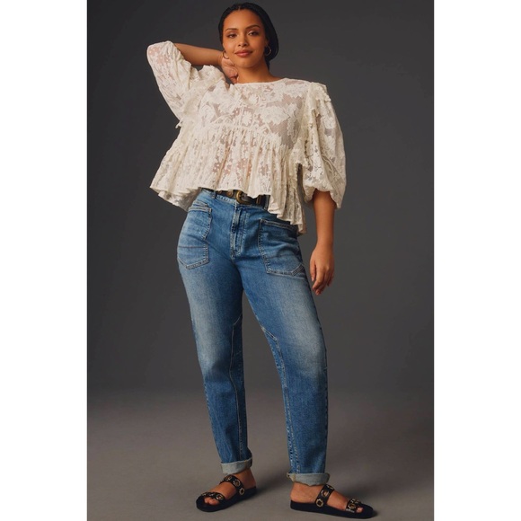 ANTHROPOLOGIE Pilcro Relaxed Straight Leg Jeans - Picture 6 of 12